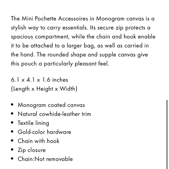 BNWT Louis Vuitton Mini Pochette - Picture 2 of 16